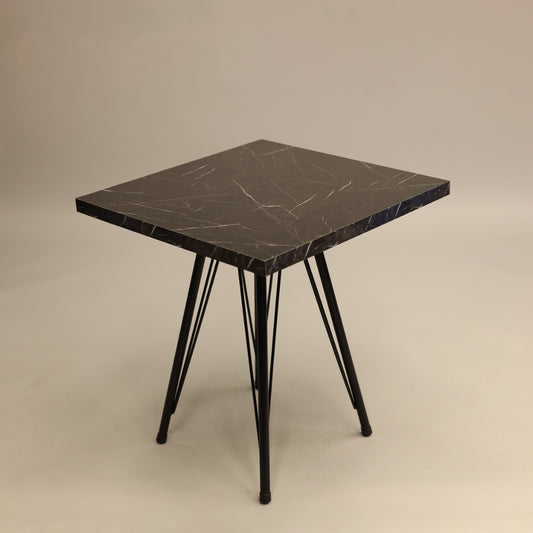 Table en fibre de bois effet marbre